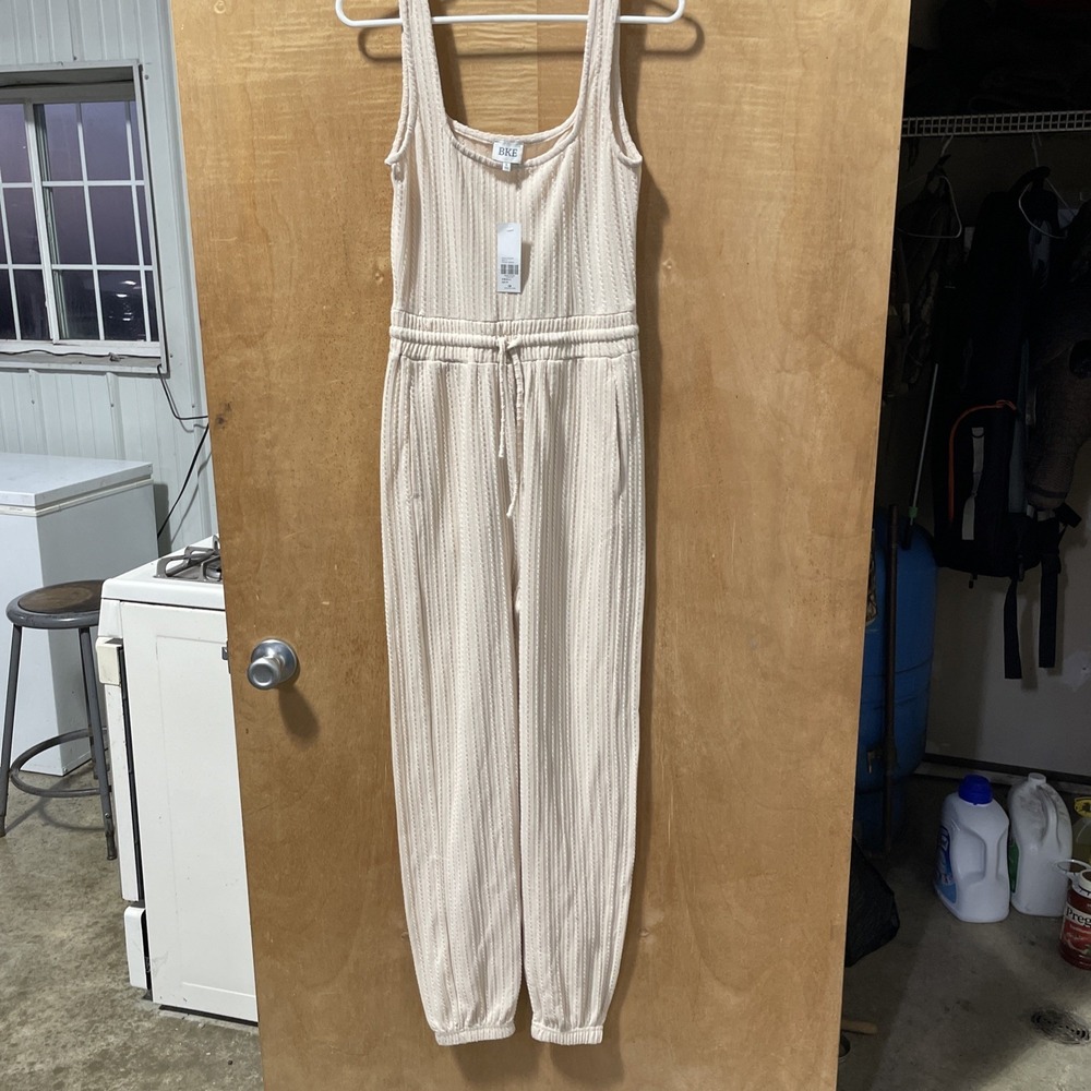 NWT BKE Cream Cream Jumpsuit‎ Style M23297 Size Small